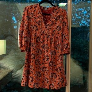 Madewell silk mini dress (XS)